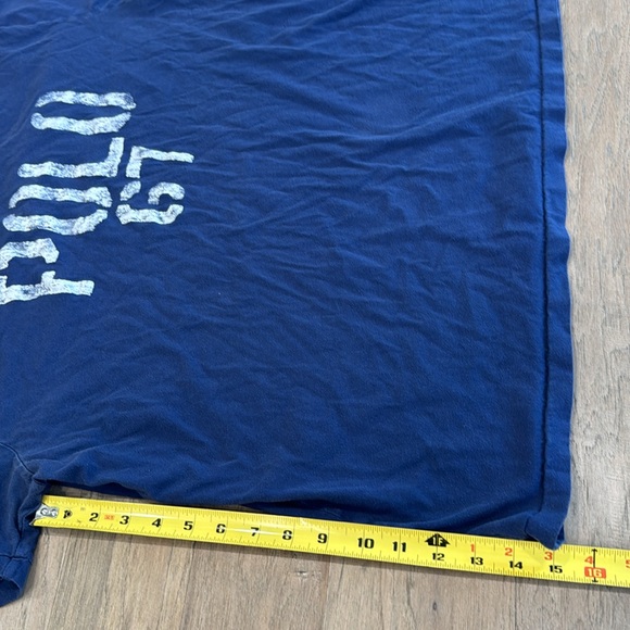 Vintage POLO Ralph Lauren Men's Size XL Blue Tee-Shirt 100% Cotton - Picture 4 of 8
